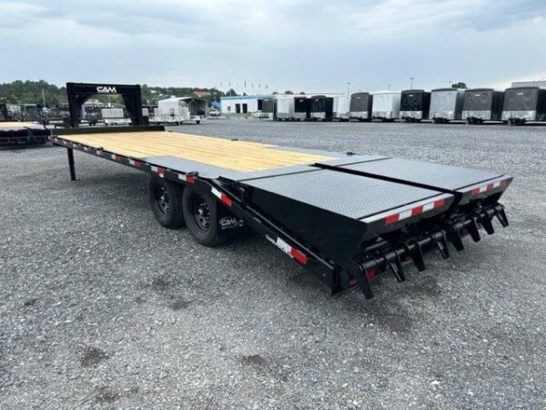 CAM Superline 8 x 25 Gooseneck Deckover Equipment Trailer - Image 7