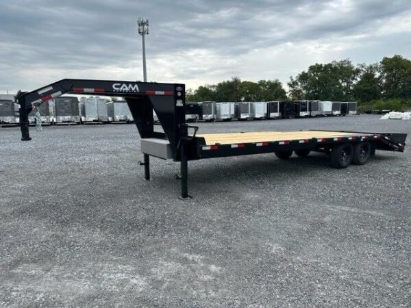 CAM Superline 8 x 25 Gooseneck Deckover Equipment Trailer - Image 4