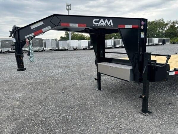CAM Superline 8 x 25 Gooseneck Deckover Equipment Trailer - Image 8