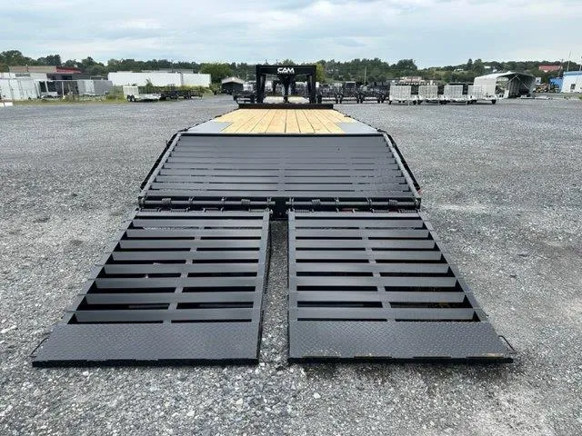 CAM Superline 8 x 25 Gooseneck Deckover Equipment Trailer - Image 3