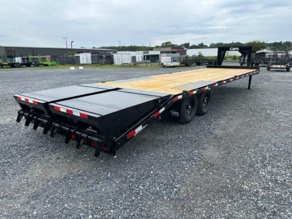 CAM Superline 8 x 30 Gooseneck Deckover Equipment Trailer - Image 7