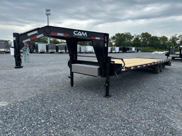 CAM Superline 8 x 30 Gooseneck Deckover Equipment Trailer - Image 4