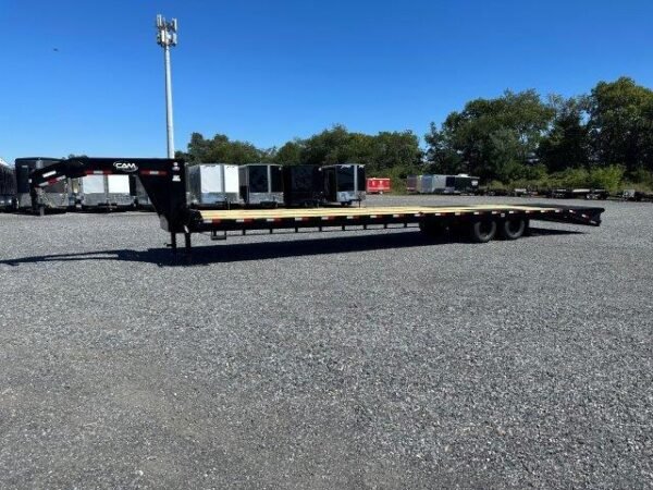 CAM Superline 8 x 35 Deckover Gooseneck Equipment Trailer - Image 8