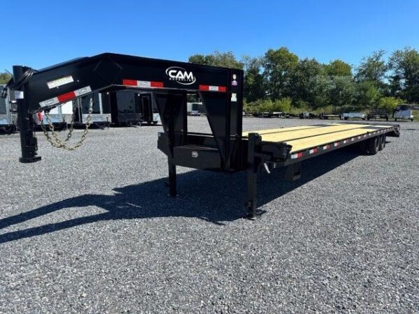 CAM Superline 8 x 35 Deckover Gooseneck Equipment Trailer - Image 4