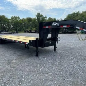 CAM Superline 8 x 35 Gooseneck Equipment Trailer – 12K Axles