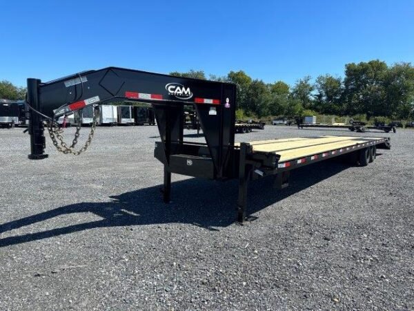 CAM Superline 8 x 40 Gooseneck Equipment Trailer – 12K Axles - Image 4