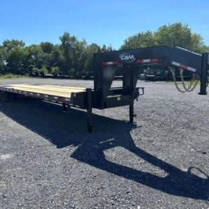 CAM Superline 8 x 40 Gooseneck Equipment Trailer – 12K Axles