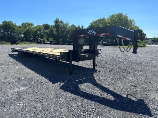 CAM Superline 8 x 40 Gooseneck Equipment Trailer – 12K Axles