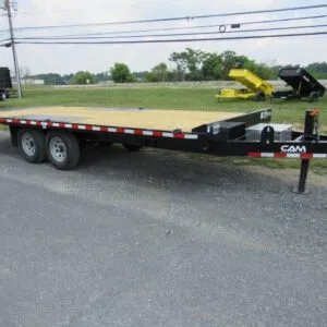 CAM Superline 8 x 22 Deckover Equipment Trailer – Power Tilt