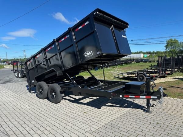 CAM Superline Beast 7 x 16 High Side Dump Trailer