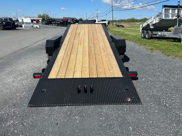 CAM Superline 7 x 24 Split Tilt Equipment Trailer – Hydraulic Jack - Image 3