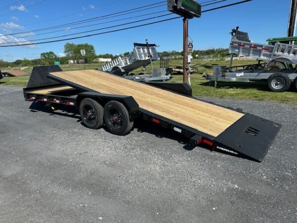CAM Superline 7 x 24 Split Tilt Equipment Trailer – Hydraulic Jack - Image 6