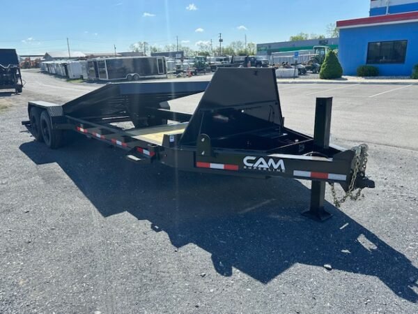 CAM Superline 7 x 24 Split Tilt Equipment Trailer – Hydraulic Jack - Image 8