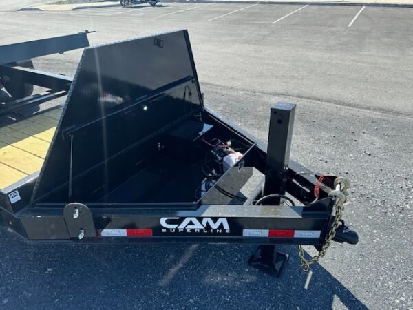 CAM Superline 7 x 24 Split Tilt Equipment Trailer – Hydraulic Jack - Image 10