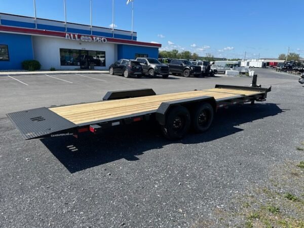 CAM Superline 7 x 24 Split Tilt Equipment Trailer – Hydraulic Jack - Image 5