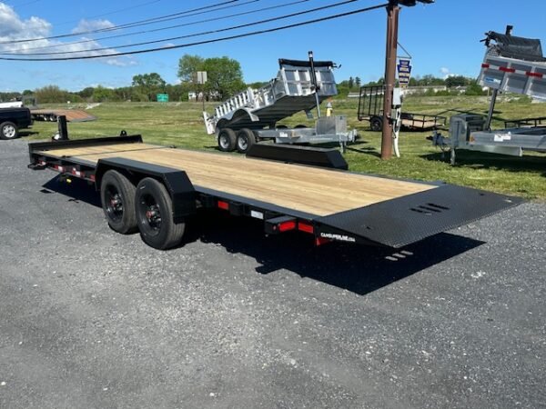 CAM Superline 7 x 24 Split Tilt Equipment Trailer – Hydraulic Jack - Image 9