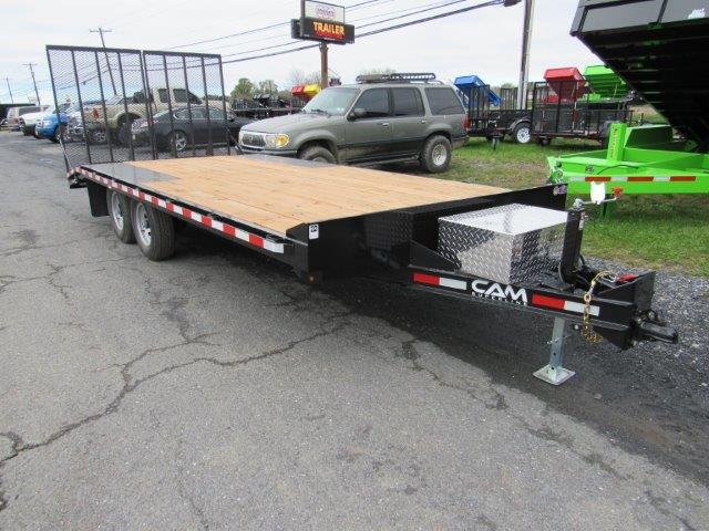CAM Superline 8 x 18 Equipment Trailer – Split Landscape Ramp