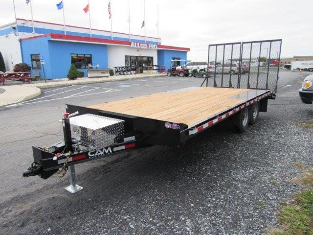 CAM Superline 8 x 18 Equipment Trailer – Split Landscape Ramp - Image 4