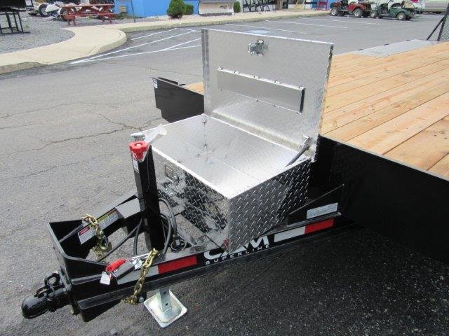 CAM Superline 8 x 18 Equipment Trailer – Split Landscape Ramp - Image 5