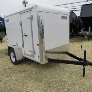 Car Mate 5 x 8 Enclosed Cargo Trailer – Barn Doors