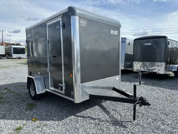 Car Mate 6 x 10 Enclosed Cargo Trailer – Ramp Door