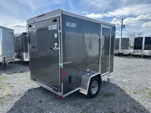 Car Mate 6 x 10 Enclosed Cargo Trailer – Ramp Door - Image 7