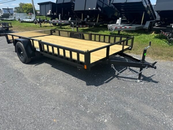 Car Mate 6 x 14 ATV Utility Trailer – Side Ramps