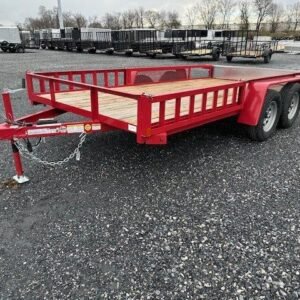 Car Mate 6 x 14 Utility Trailer – Removable Side Ramps