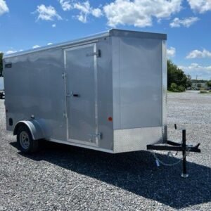 Car Mate 6 x 12 Enclosed Cargo Trailer – V-Nose