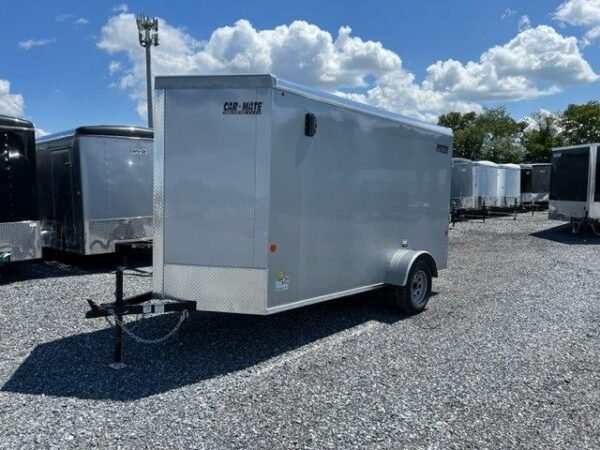Car Mate 6 x 12 Enclosed Cargo Trailer – V-Nose - Image 4