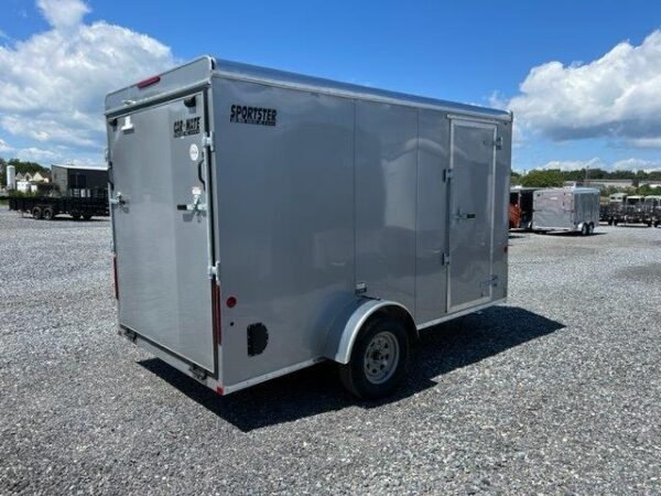 Car Mate 6 x 12 Enclosed Cargo Trailer – V-Nose - Image 7