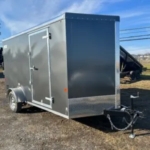 Car Mate 7 x 12 Enclosed Cargo Trailer – V-Nose