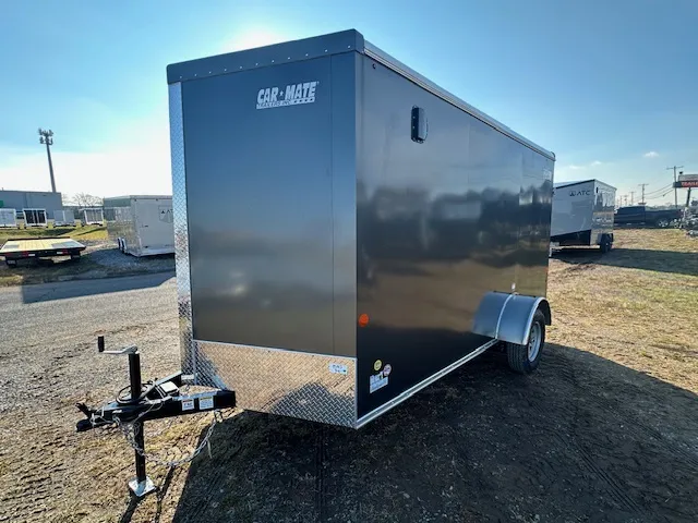 Car Mate 7 x 12 Enclosed Cargo Trailer – V-Nose - Image 4