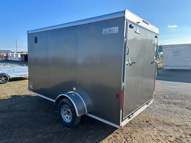 Car Mate 7 x 12 Enclosed Cargo Trailer – V-Nose - Image 5