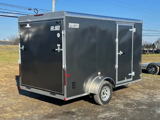 Car Mate 7 x 12 Enclosed Cargo Trailer – V-Nose - Image 7