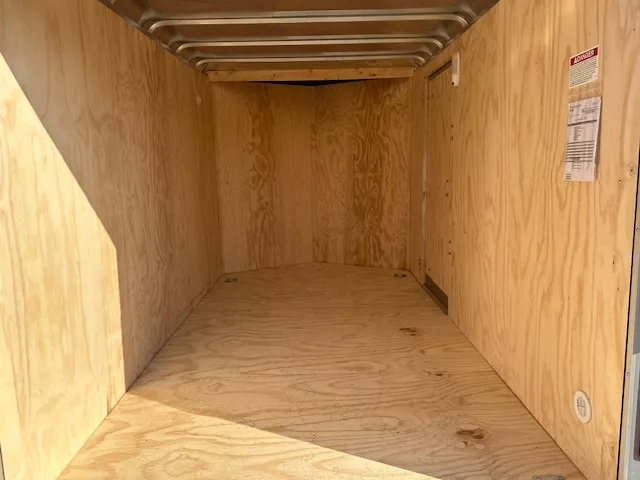 Car Mate 7 x 12 Enclosed Cargo Trailer – V-Nose - Image 6