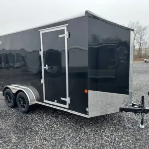 Car Mate 7 x 14 V-Nose Enclosed Cargo Trailer – Avalanche