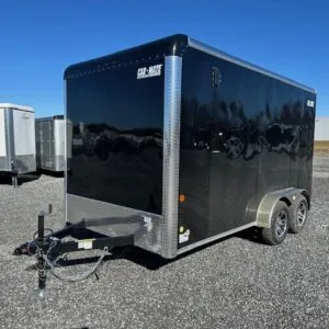 Car Mate 7 x 14 Enclosed Cargo Trailer – Aluminum Wheels