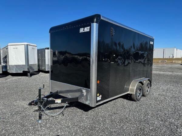 Car Mate 7 x 14 Enclosed Cargo Trailer – Aluminum Wheels