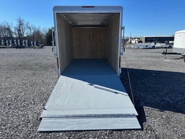 Car Mate 7 x 14 Enclosed Cargo Trailer – Aluminum Wheels - Image 3