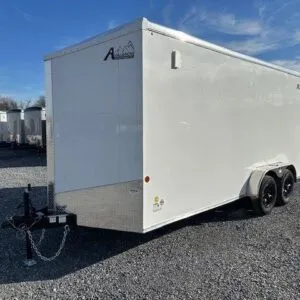 Car Mate 7 x 16 V-Nose Enclosed Cargo Trailer – Avalanche