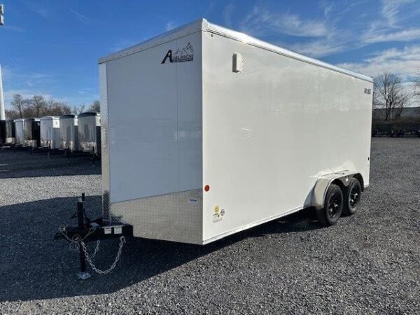 Car Mate 7 x 16 V-Nose Enclosed Cargo Trailer – Avalanche