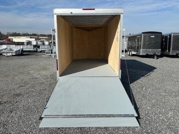 Car Mate 7 x 16 V-Nose Enclosed Cargo Trailer – Avalanche - Image 3
