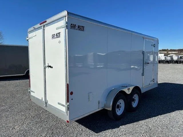 Car Mate 7 x 16 Enclosed Cargo Trailer – Double Rear Doors - Image 5