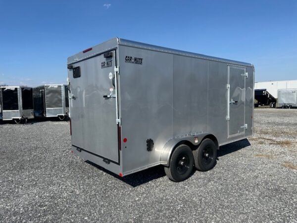 Car Mate 7 x 16 Enclosed Cargo Trailer – 6K Torsion Axles - Image 7