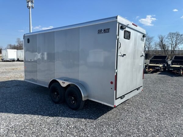 Car Mate 7 x 16 Enclosed Cargo Trailer – 6K Torsion Axles - Image 5