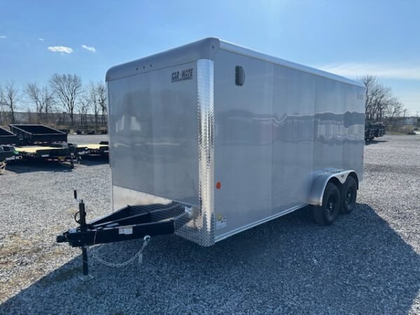 Car Mate 7 x 16 Enclosed Cargo Trailer – 6K Torsion Axles - Image 4