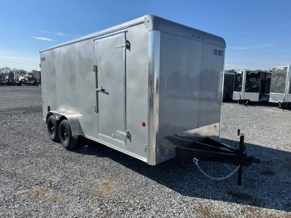 Car Mate 7 x 16 Enclosed Cargo Trailer – 6K Torsion Axles