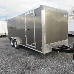 Car Mate 7 x 18 Enclosed Cargo Trailer – 6K Torsion Axles