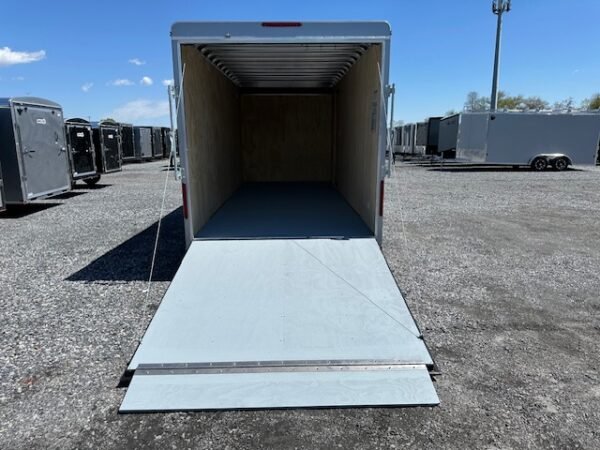 Car Mate 7 x 18 Enclosed Cargo Trailer – Aluminum Wheels - Image 3